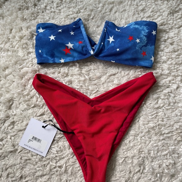 Beach Riot Red Bikini Bottom - Picture 8 of 15